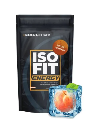 ISO FIT Energy z okusom ledeni čaj breskev