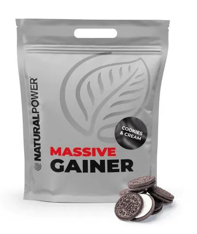 Massive Gainer z okusom piškotov in smetane za pridobivanje telesne mase
